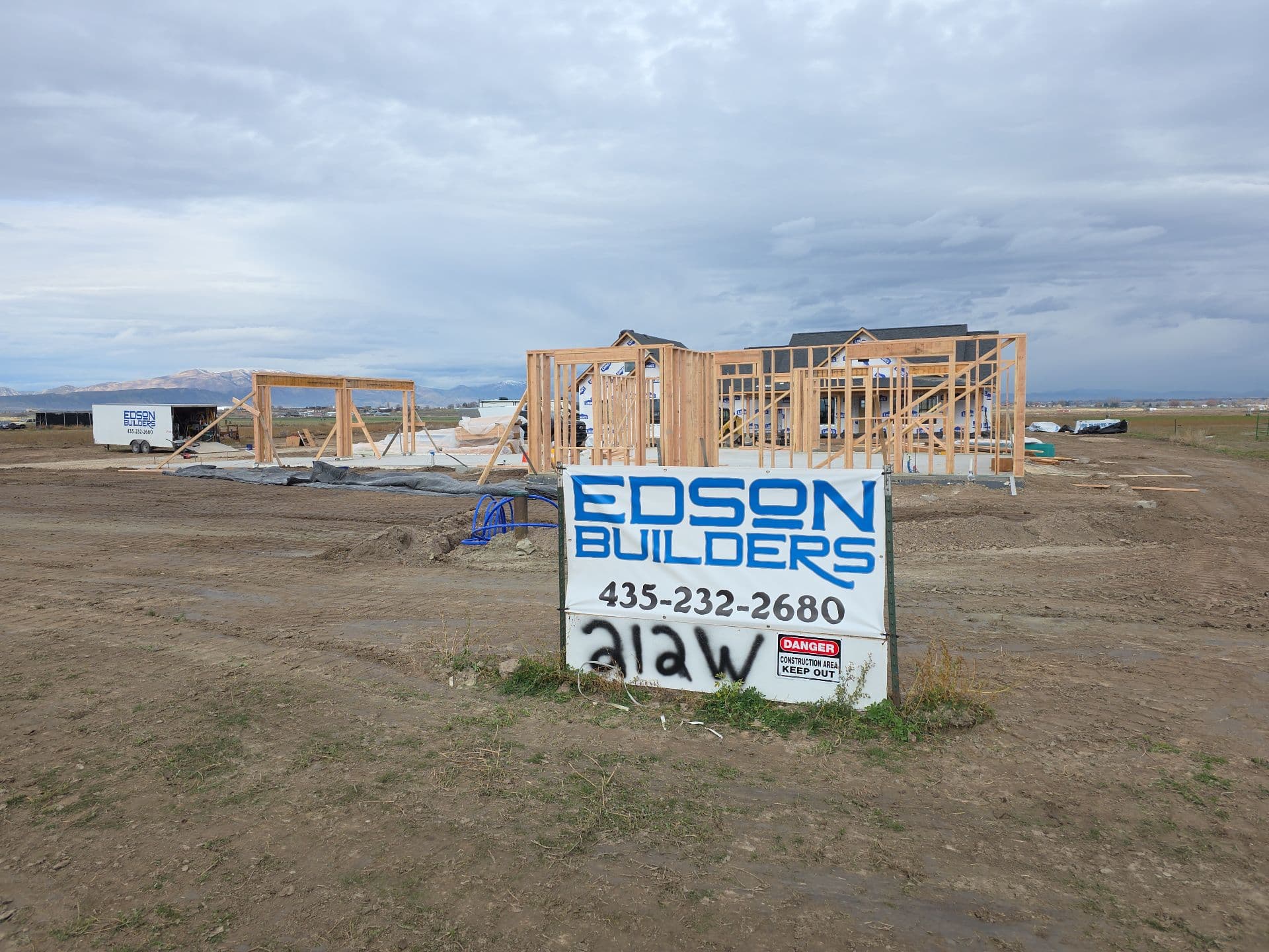 Framing a New Home at Edson Builders