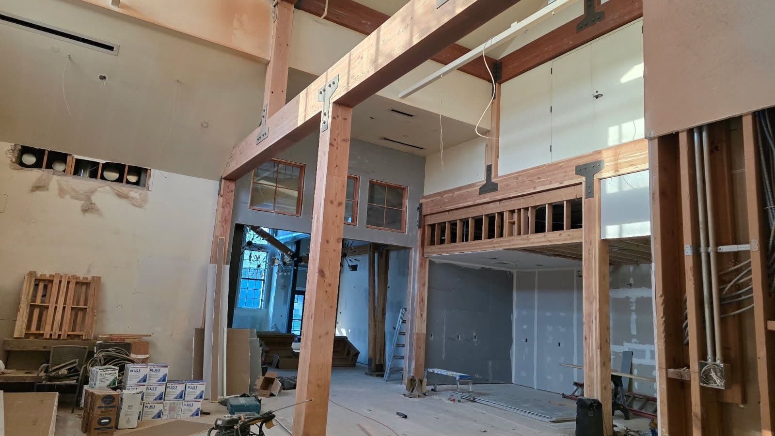 Wedding Venue Makeover Progress