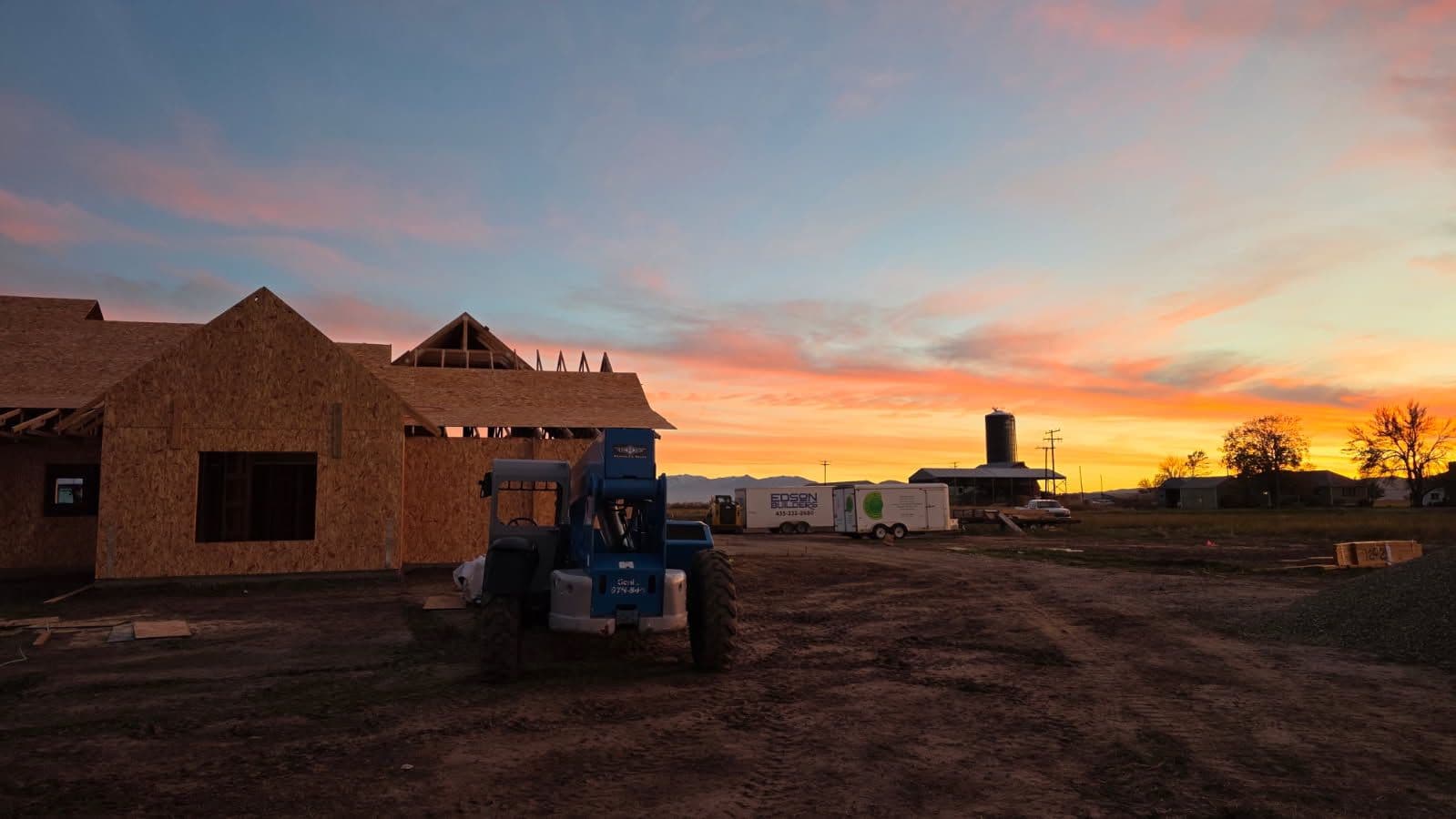 Project Roof Framing Progress at Edson Builders image
