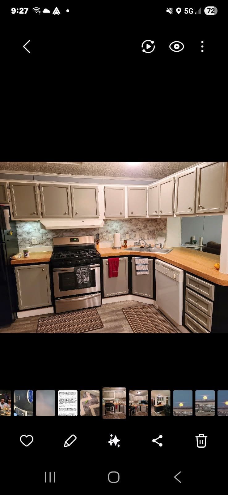 Stylish Kitchen and Living Area Makeover